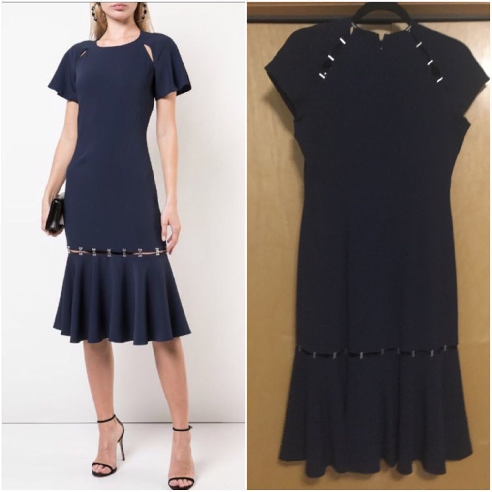 JONATHAN SIMKHAI hook and eye crepe dress - Picture 14 of 16